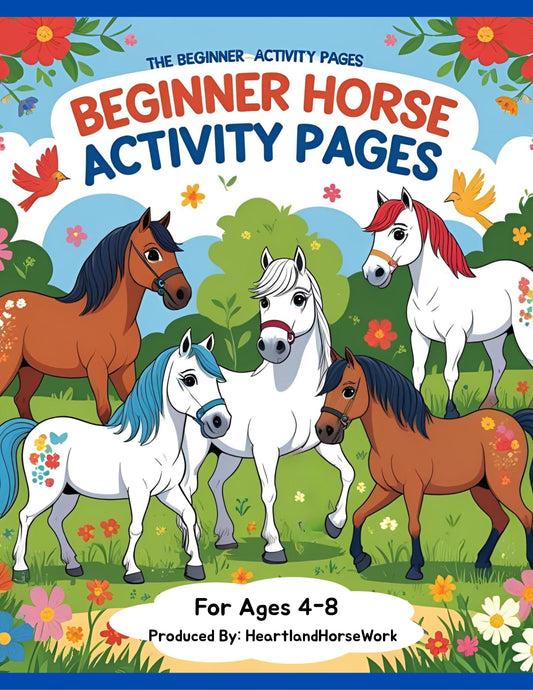 Horse Activity Pages for Kids: Educational Printables Ages 4-8 (PDF Download)