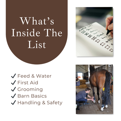 Top 25 Barn Supplies You Should Never Run Out Of