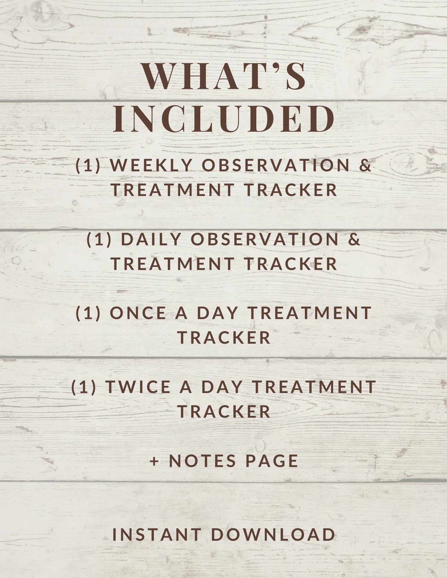 Horse Injury Rehab Tracker | Daily & Weekly Treatment Log (Printable PDF)
