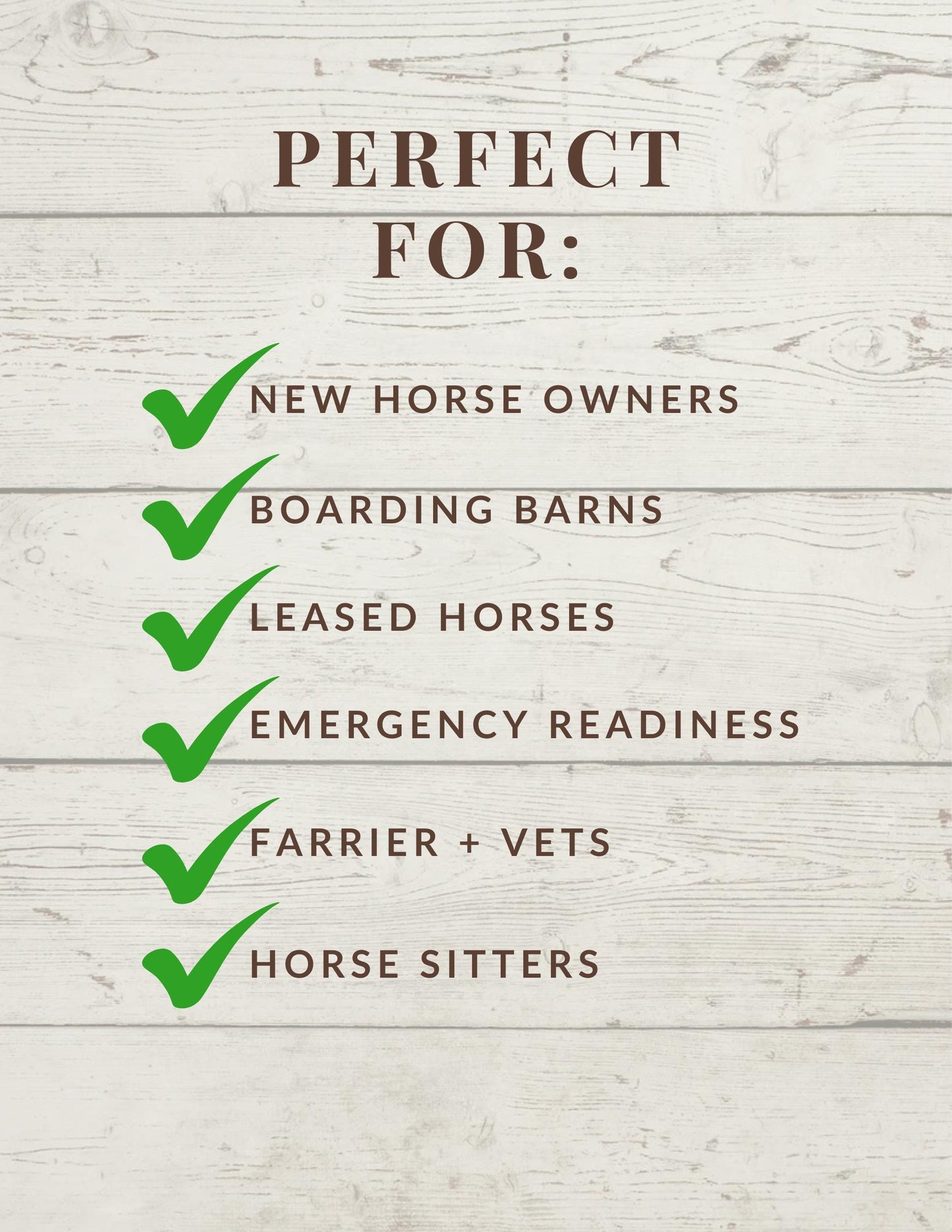 Equine First Aid Quick Reference Guides | Horse Emergency Charts (Printable)