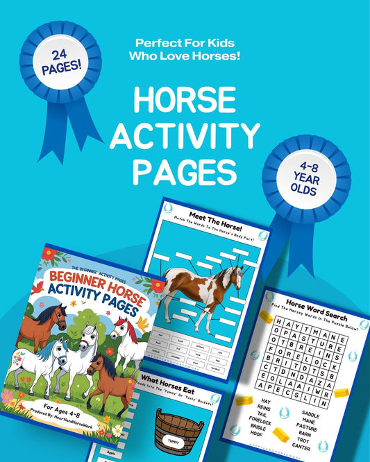 Horse Activity Pages for Kids: Educational Printables Ages 4-8 (PDF Download)